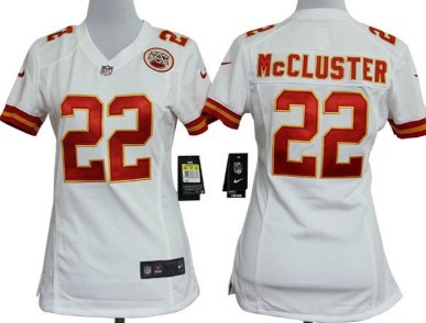 Nike Womens Team Jersey Kansas City Chiefs 22 Dexter McCluster White Game